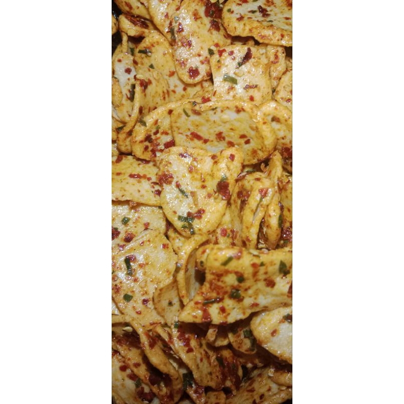 

BASRENG PEDAS GURIH EXTRA DAUN JERUK CEMILAN KEKINIAN UKURAN 500GRAM