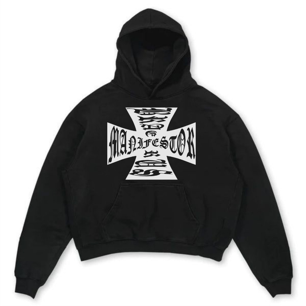HOODIE MANIFESTOR SABLON REFLEKTIF NYALA SWEATER CASUAL UNISEX PRIA DAN WANITA