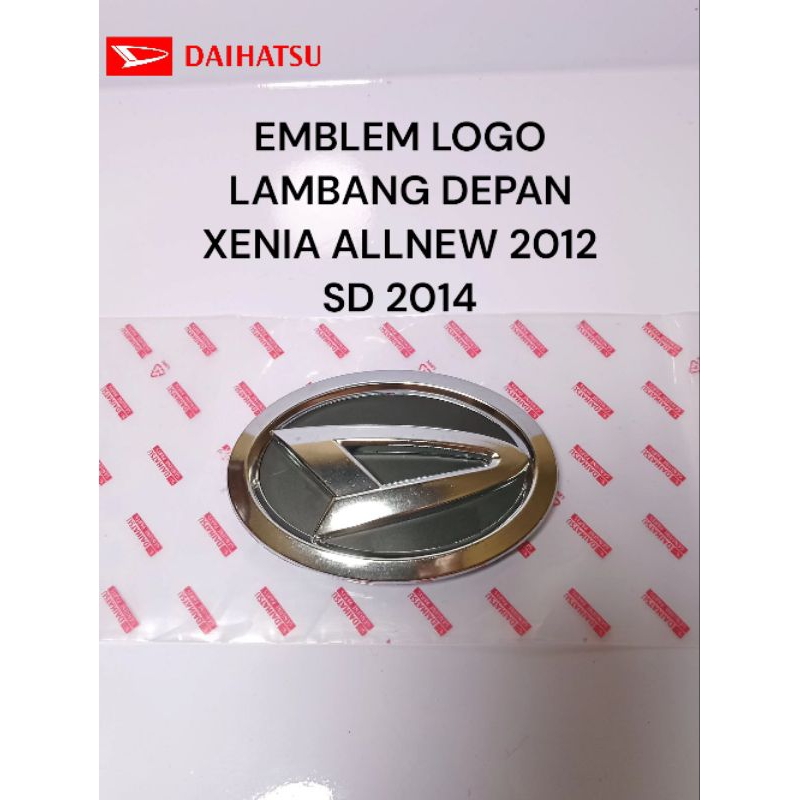 EMBLEB LOGO LAMBANG DEPAN DAIHATSU XENIA ALLNEW 2011 SD 2014