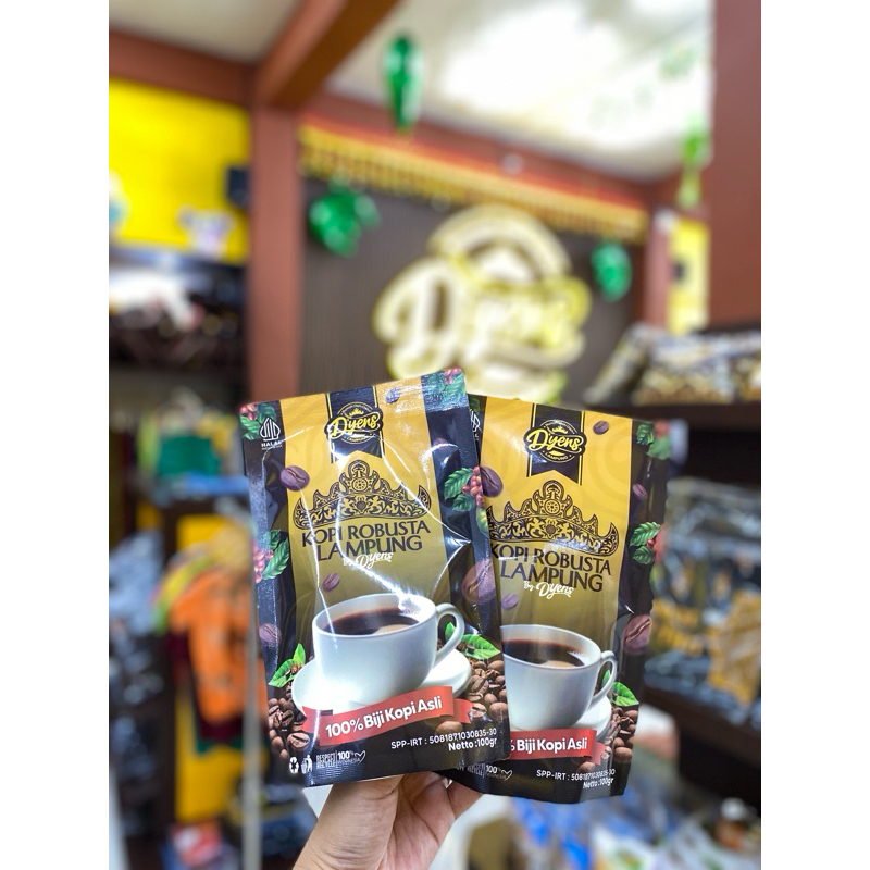

kopi Robusta khas lampung by Dyens rumah oleh-oleh