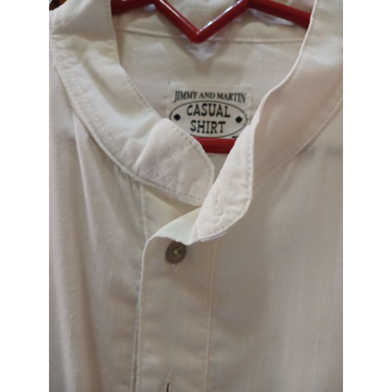kemeja putih jimmy and martin
