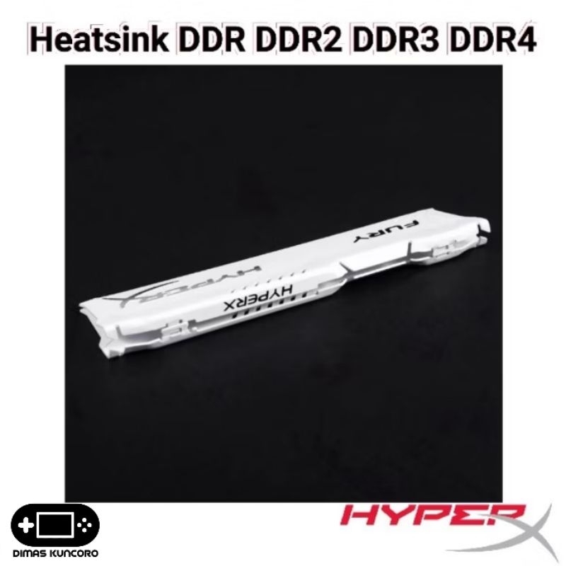 Heatsink DDR DDR2 DDR3 DDR4 RAM DDR1 1 2 3 4 PC radiator pendingin memory pc gaming komputer hyperX