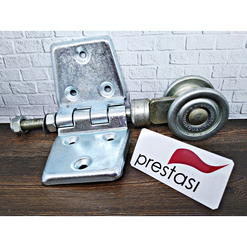 Roda Atas Tengah Pinggir Pintu Besi Lipat Geser Sliding Garasi