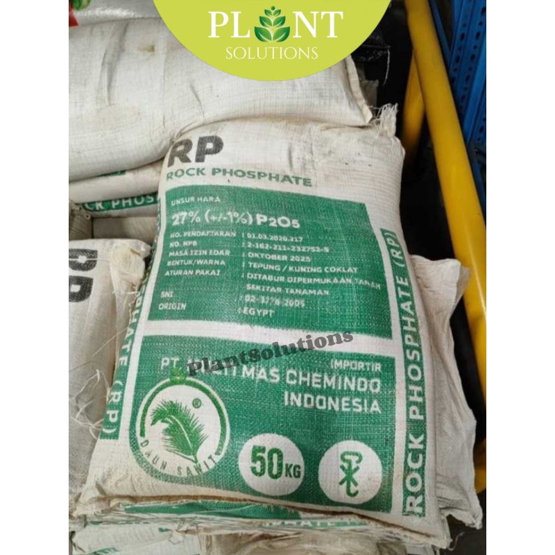 Pupuk Rock Phosphate Daun Sawit 50KG