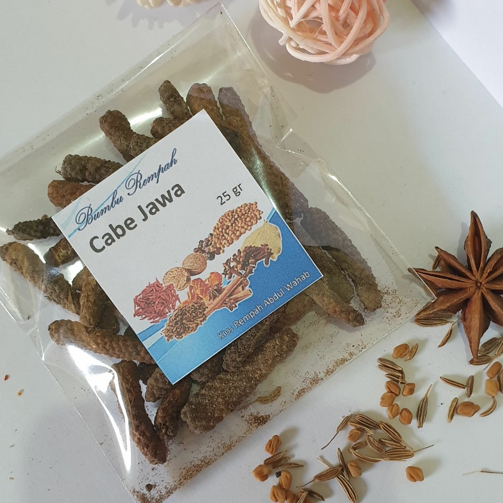 

Cabe Jawa 25 gram, bumbu rempah wahab