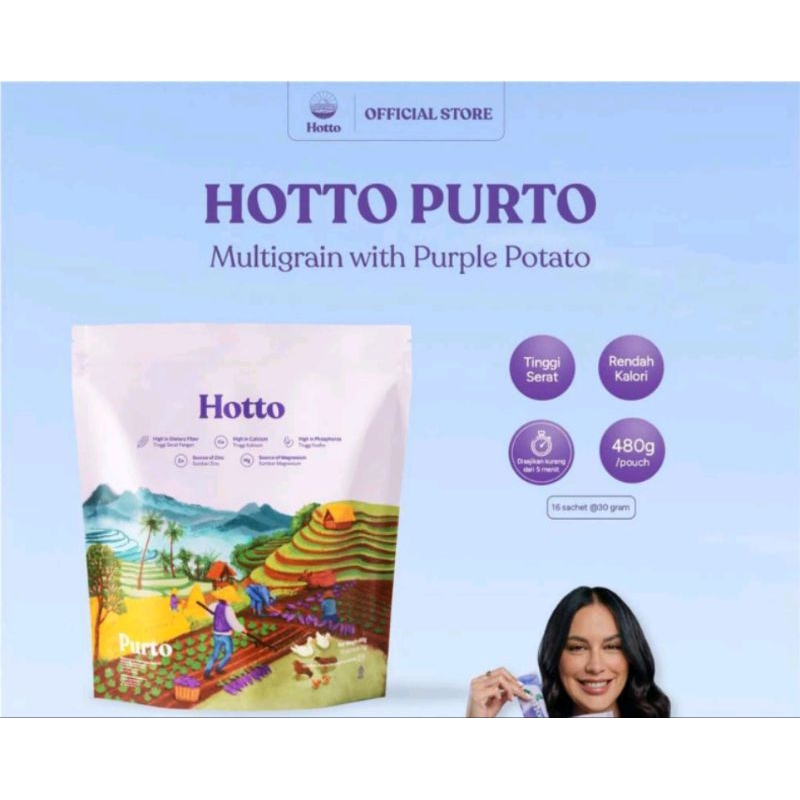 

Hotto Purto 1 Pouch 16 Sachet Multigrain with Purple Potato