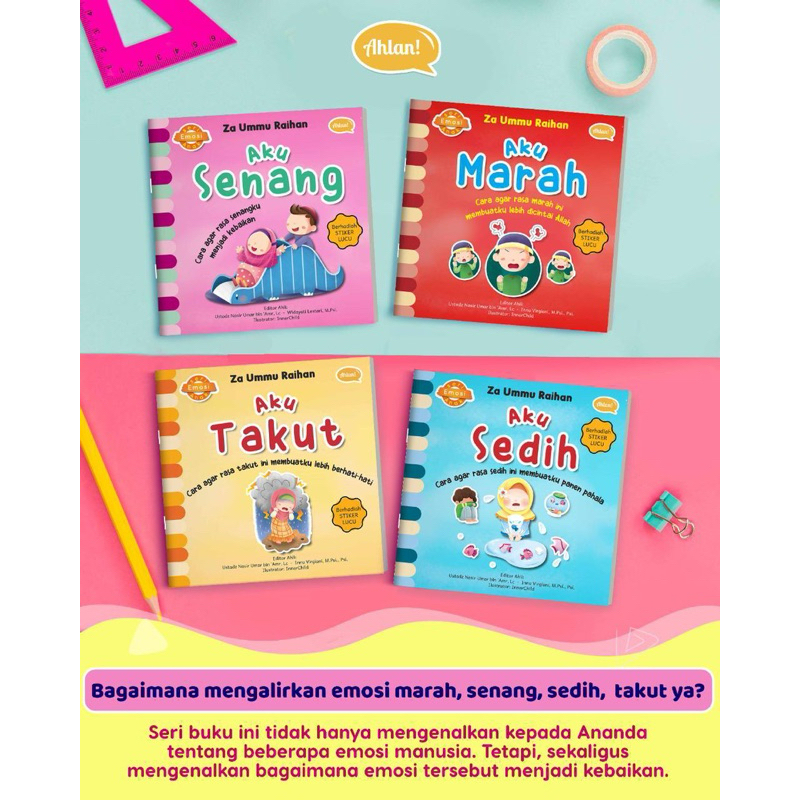 Buku Seri Emosi Anak Penerbit Ahlan