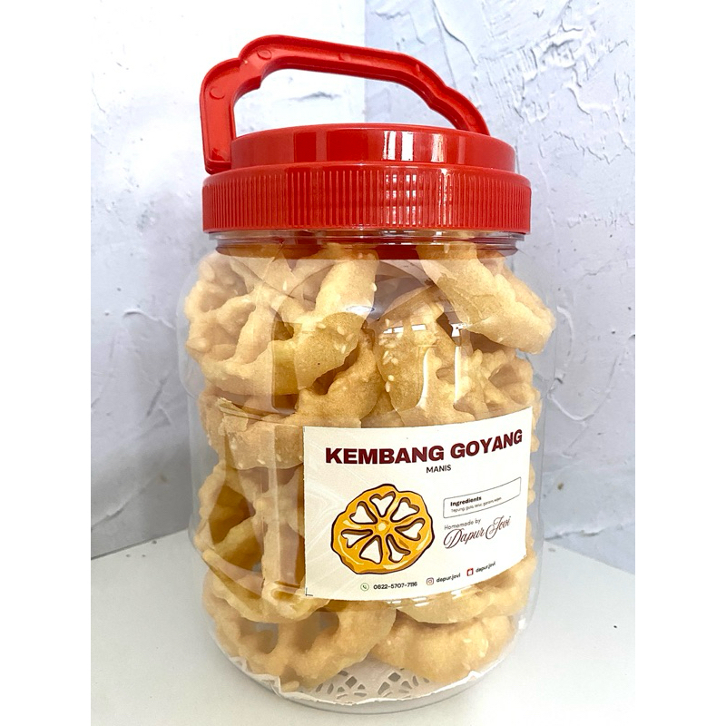 

Maknyuss1 Kembang Goyang Wijen Manis 250Gr Free Toples