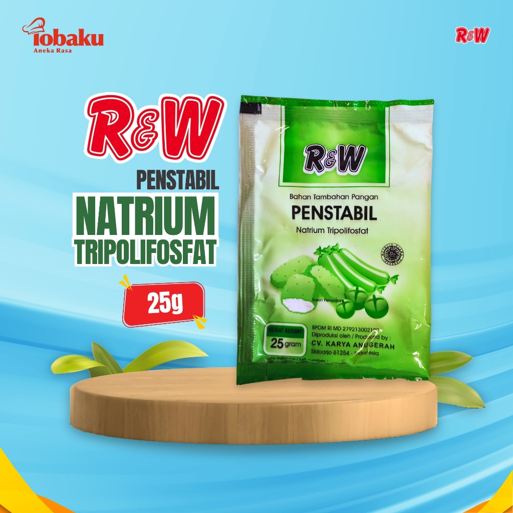 

R&W Penstabil Natrium Tripolifosfat - Pengenyal Adonan Kue 25g