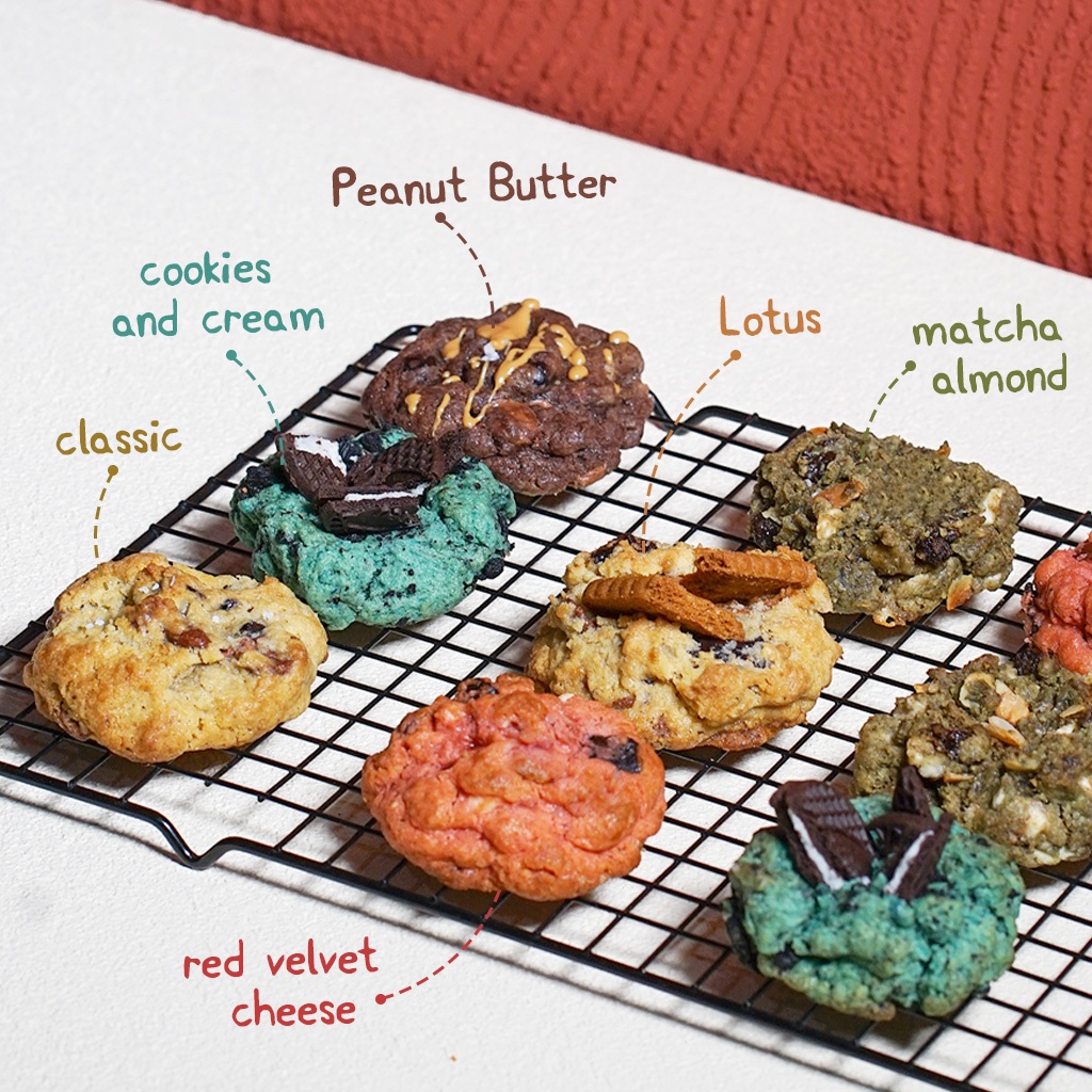 

Soft Cookies / OR Classic / Soft Baked Cookies / Lotus / Almond Matcha / Peanut