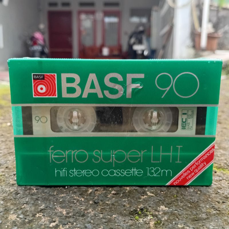 Kaset Kosong BASF ferro super LH I 90 Type I (1981) Blank Cassette Tape Sealed Nos