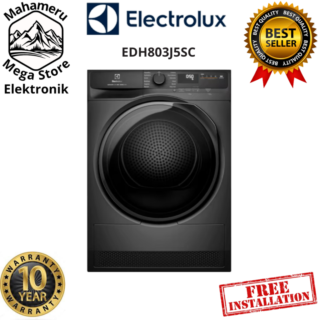 Dryer Electrolux EDH803J5SC Mesin Pengering Pakaian