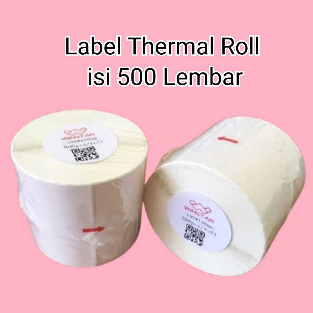 

Label Barcode 100 x 150 / Kertas Sticker Thermal Resi 100x150MM WINSTAR ISI 500