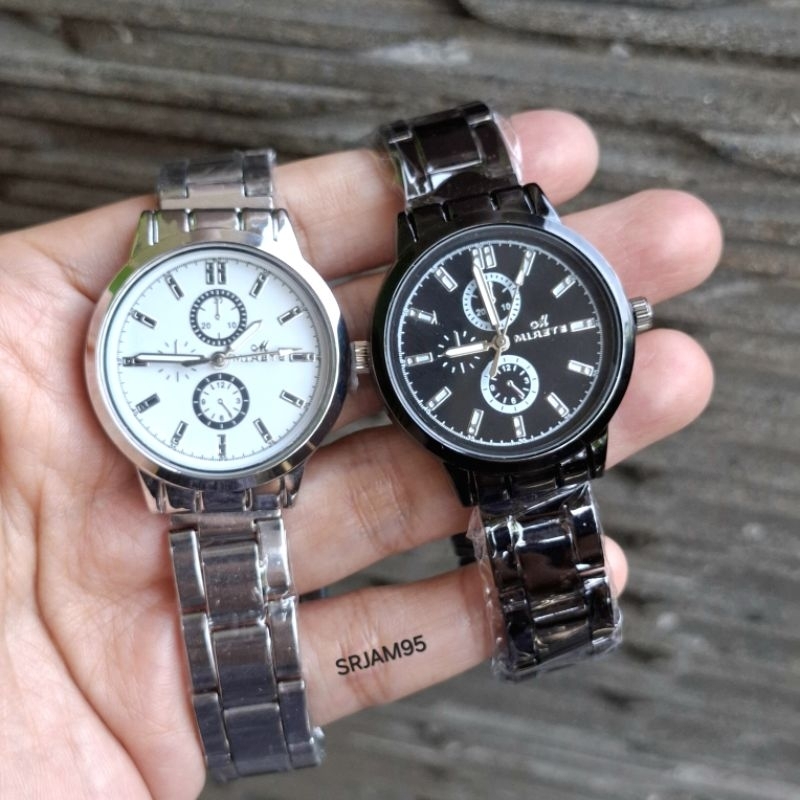 Jam Tangan Wanita Mirete Strap Stainless Analog Fashion