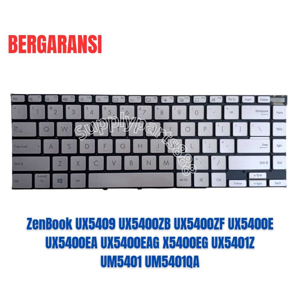ASUS KEYBOARD Zenbook 14X OLED UX5400 UX5400ZB UX5400ZF UX5400E UX5400EA UX5400EAG UX5400EG UX5401Z 
