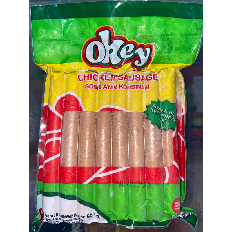

Okey Sosis Ayam 500gr