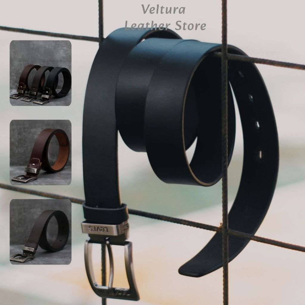 Ikat Pinggang Kulit Sabuk Pira Kulit Asli/Sabuk Kulit Gesper /Sabuk Pinggang Cowok / Ukuran 110-150c