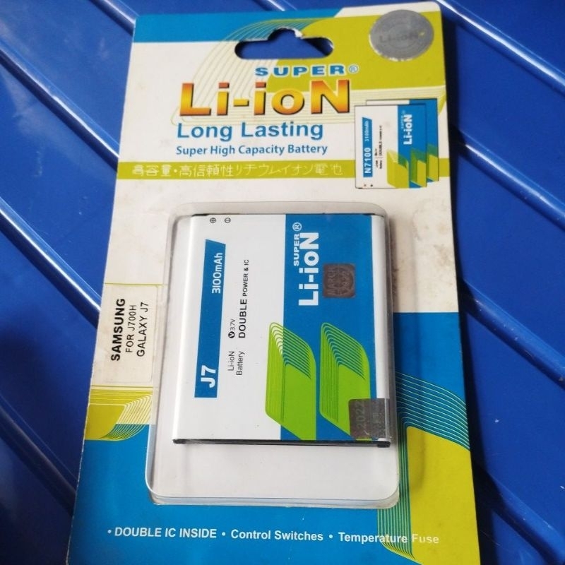 Baterai Samsung galaxy J7 double power