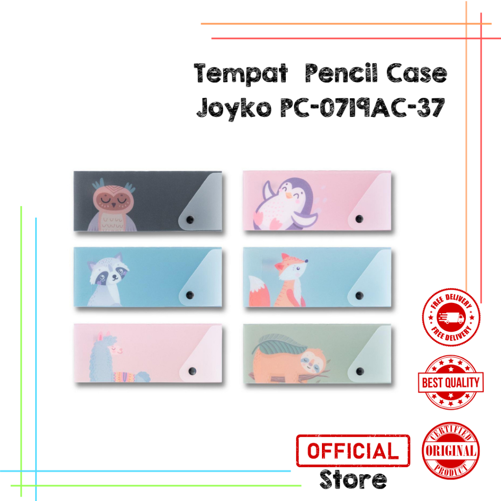 

Tempat Pensil Joyko PC-0719A/c-37 - Kotak Pensil Murah (1pcs)