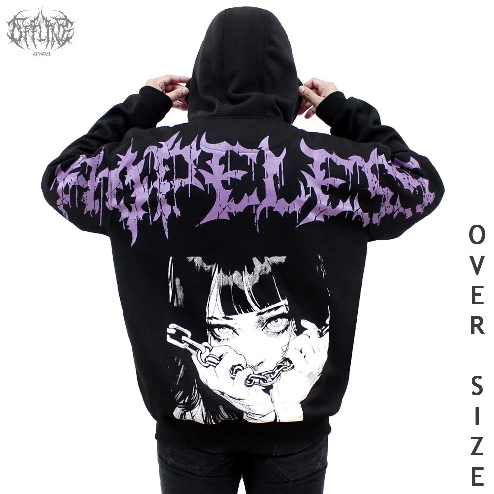 Hoodie Jumper OVERSIZE HOPELESS / Hoodie Boxy Oversize / hoodie cowok cewek tebal terbaru