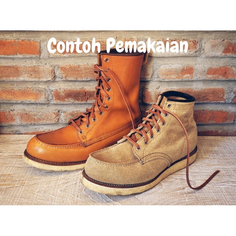 Leather Boots Lace / Tali Sepatu Kulit, Red Wings, Dr. Martens, Chippewa, Thorogood, Timberland Shoe