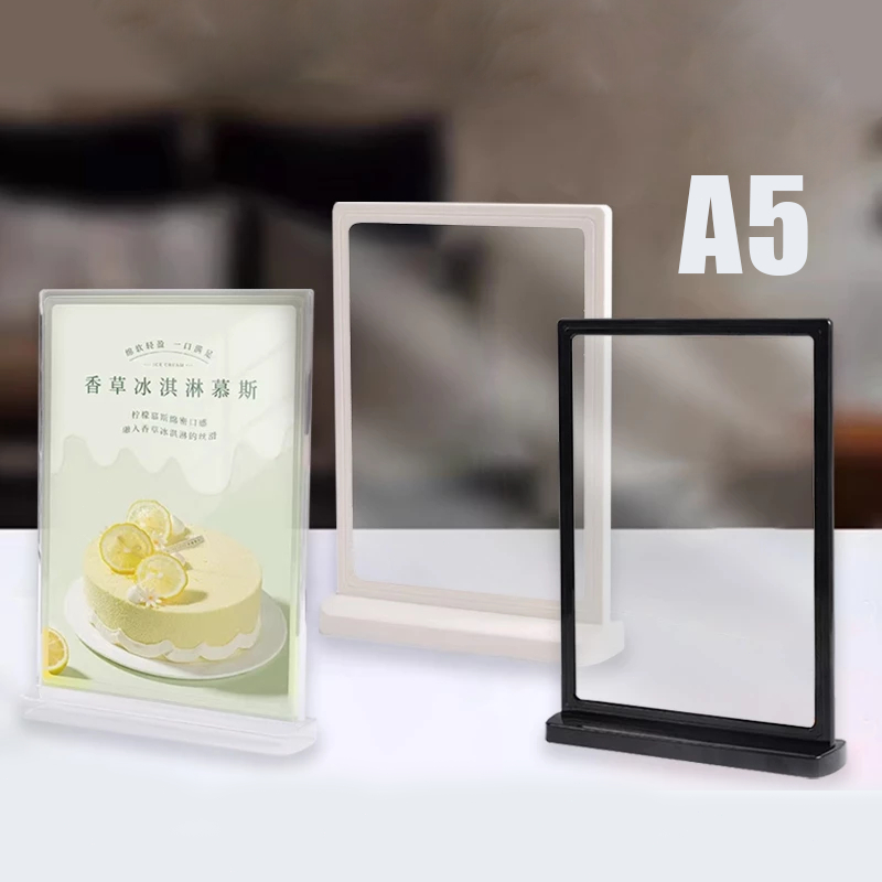 A5 Stand Menu Stand Akrilik Tempat Brosur Akrilik Sign Holder Cafe Rumah Makan