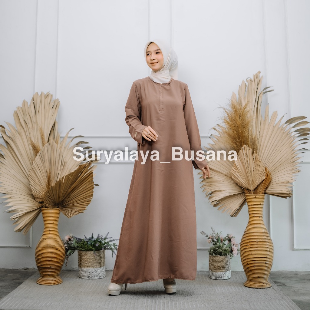 Gamis Abaya Hitam Muslimah Gamis Fashion Muslim Pakaian Muslim Wanita