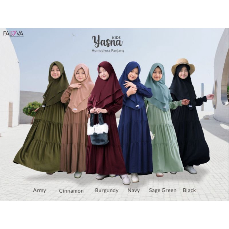 GAMIS ANAK NEW YASNA_BY FALOVA KIDS