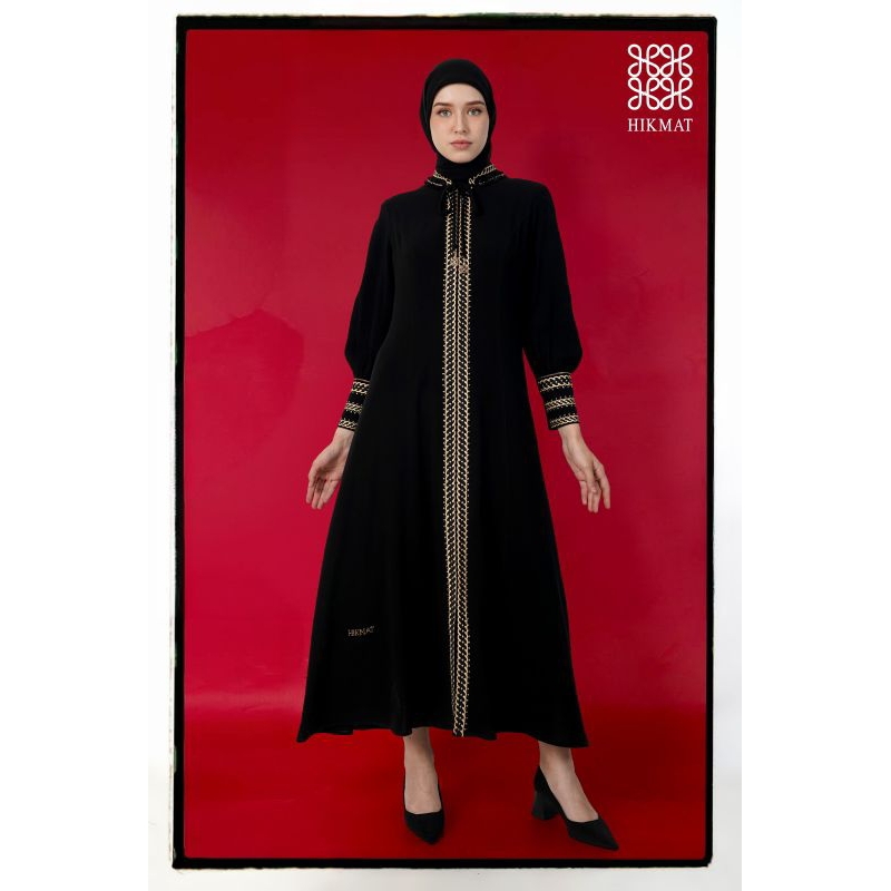 HIKMAT Abaya A4467 (warna hitam)