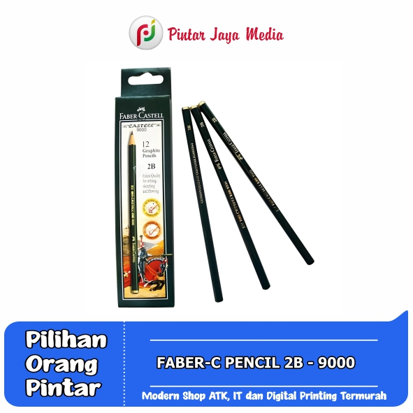 

Pensil Faber Castell 2B-9000 - Pensil Ujian/For Computer Scanning
