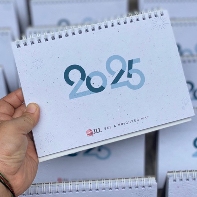 

corporate calender dengan kertas ramah lingkungan plantable seed paper bisa ditanam