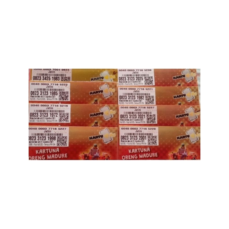 Kartu Cantik As madura asli bukan tempelan, cocok buat identitas tahun lahir  atau  bisnis. angka ta