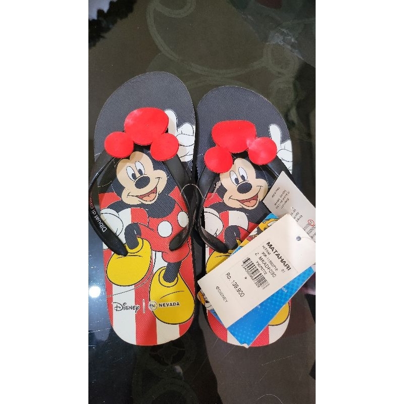 Sandal jepit anak Disney Mickey Nevada original size 31