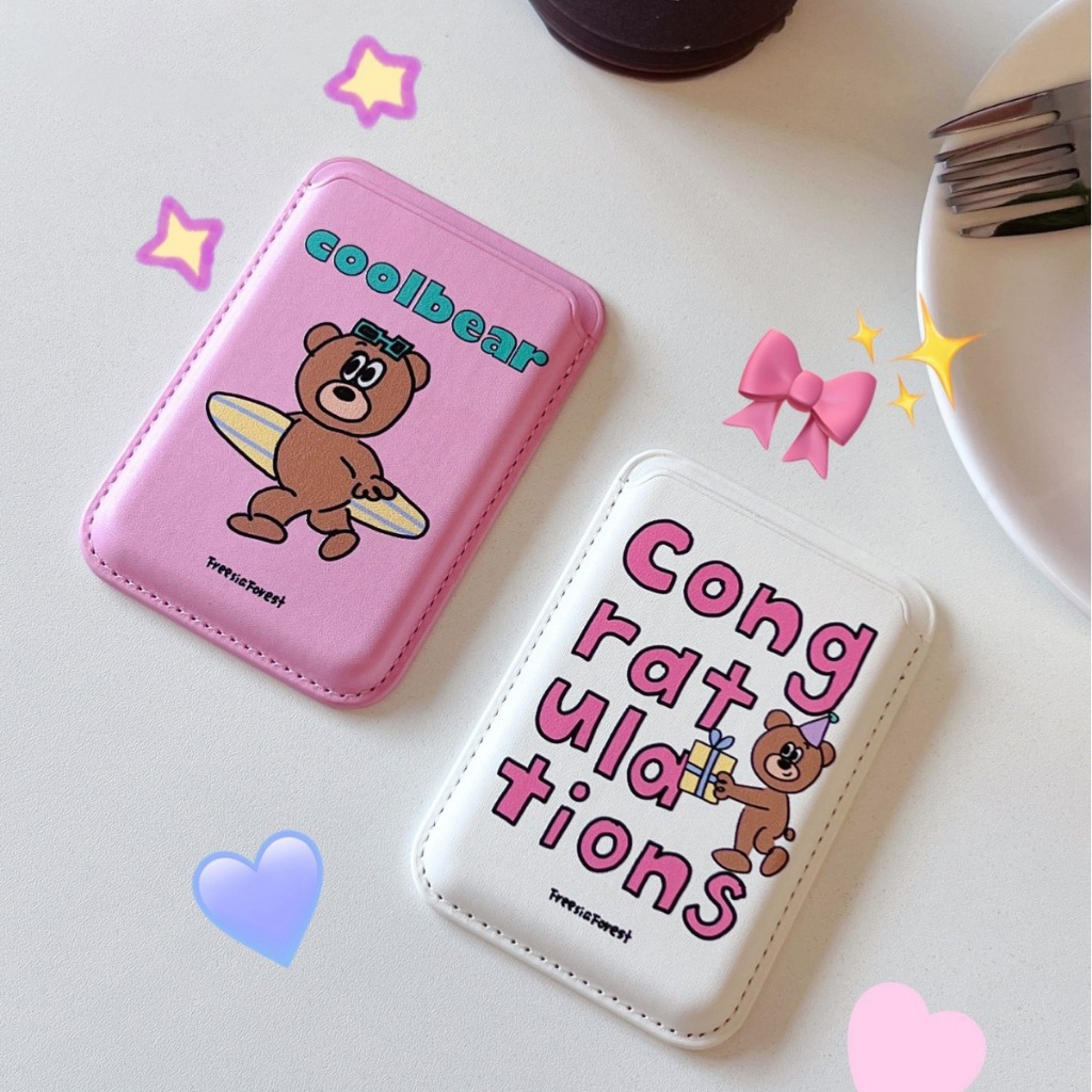 

❣ BlueSodaaaa ❣Kartu Sleeves Magneti kBear Kopi Lucu & Fashion! Cocok untuk Kartu Kredit & ID