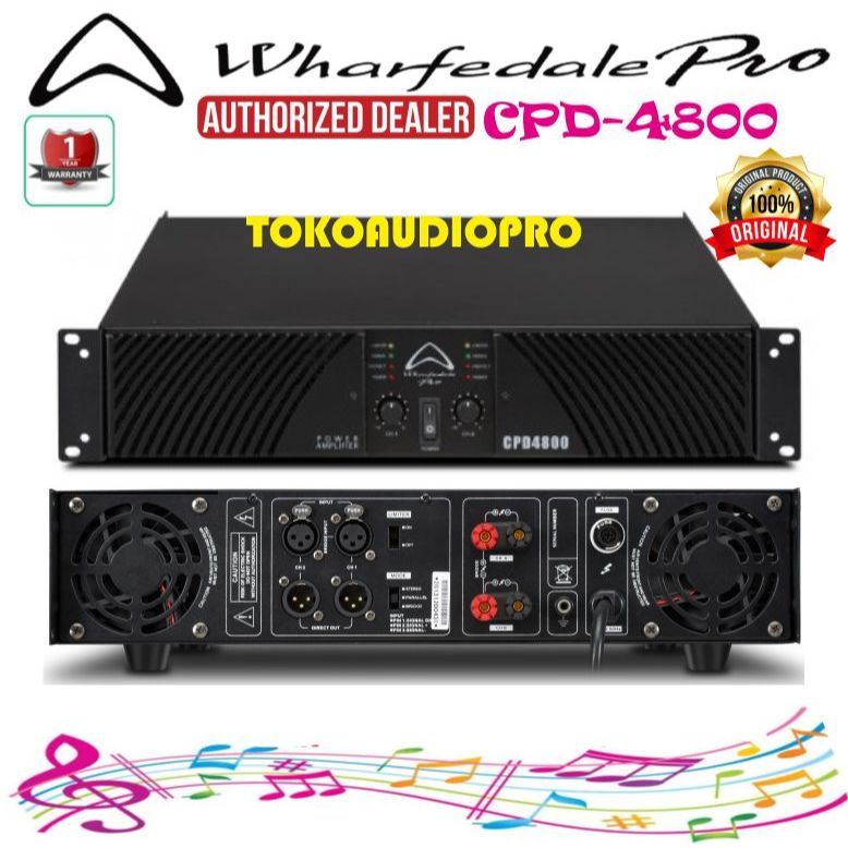 Power Wharfedale CPD 4800 Power Amplifier CPD4800