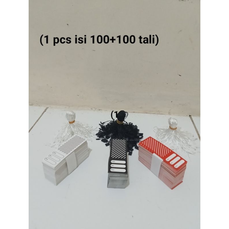 

HANTAG(1 pcs isi 100+100 tali )