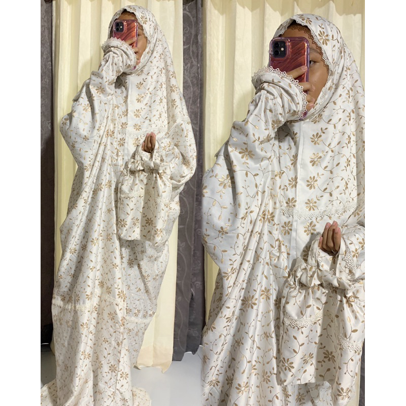 MUKENA SUTRA JEPANG SUTRA PRADA BY AL MUKHTAR