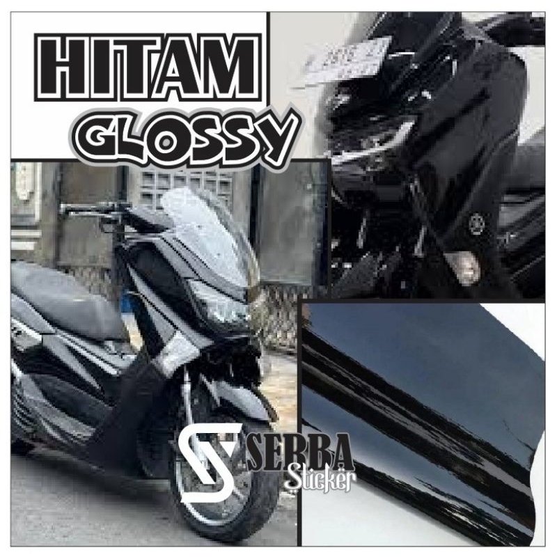 (sticker)SKOTLET HITAM GLOSSY/GLOSSY BLACK SCOTTLE