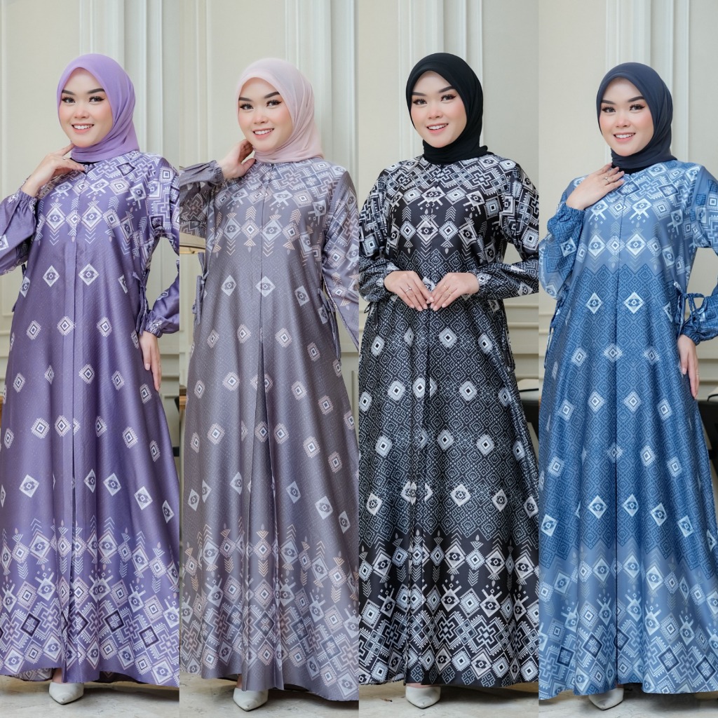 Gamis Silk Premium Import // Gamis Kekinian Terbaru // Gamis Busui // Gamis Dres 2025