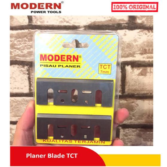 MODERN Planer Blade/ Mata Pisau Mesin Serut Kayu Ketam Pasah Sugu  TCT 7 mm