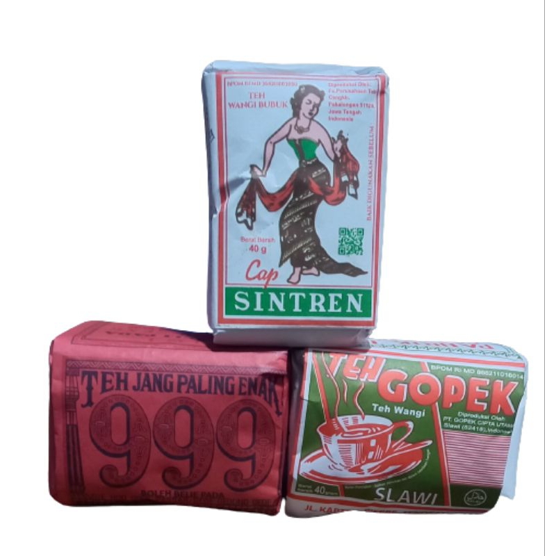 

Racikan teh khas solo sintren, 999, gopek