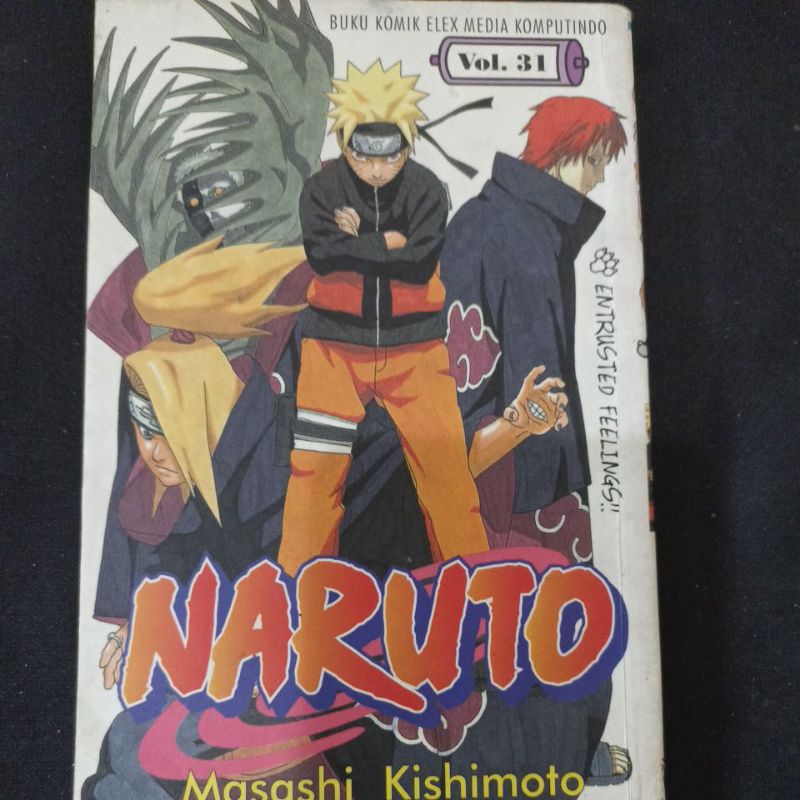 Komik Naruto 31 (tidak segel/second hand)