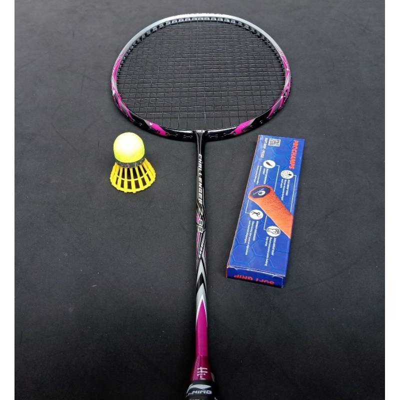 Raket badminton bekas second original hiqua challenger z-88