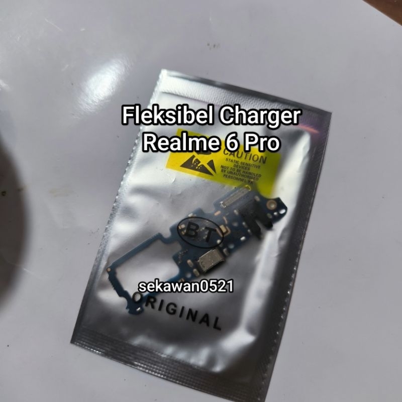 Fleksibel Charger Realme 6 Pro Con+Hf+Mic