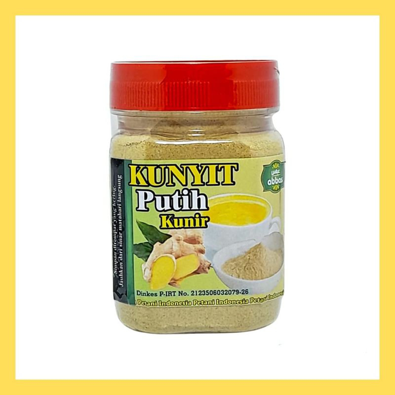 

Kunyit Putih Murni 100 Gram Kunyit Putih Serbuk Tanpa Gula Kunyit Putih Bubuk Abbas 100gr