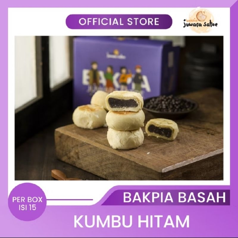 

Bakpia Juwara Satoe Kumbu Hitam isi 15 bakpia basah