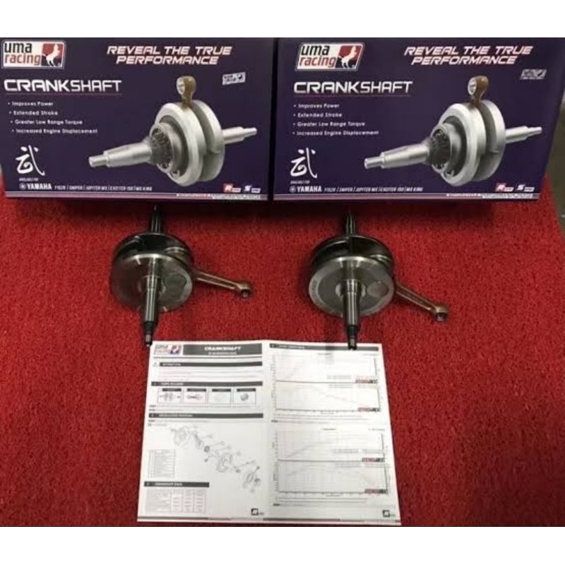Crankshaft kruk as bandul stroke up jupiter mx new,mx king uma racing.