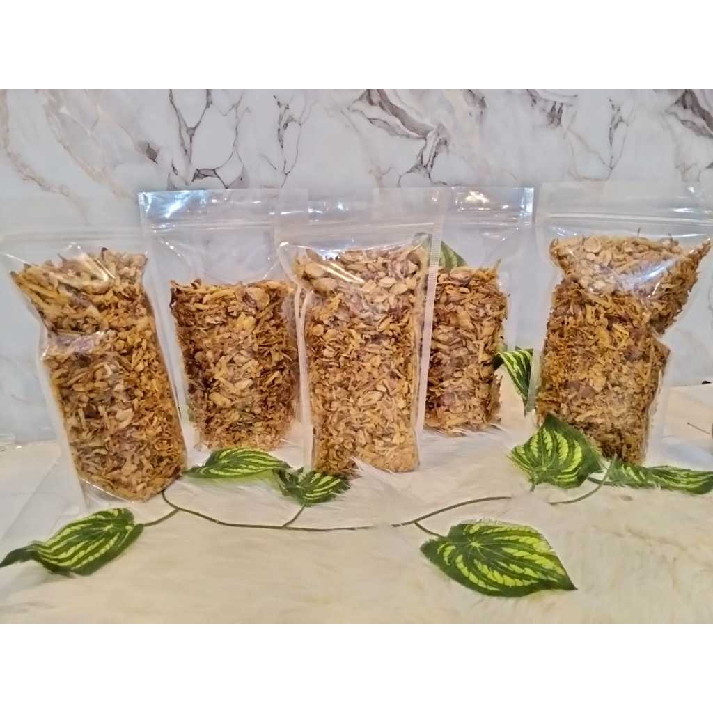 

BAWANG GORENG BREBES ASLI GRADE B KEMASAN 100gr