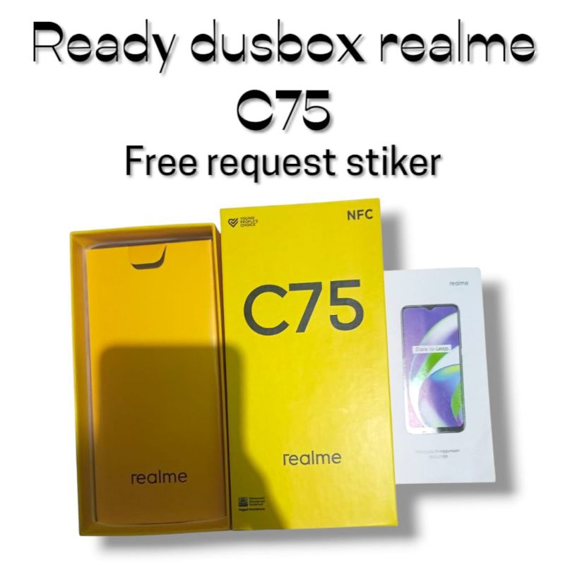 

dus box realme c75 free request stiker