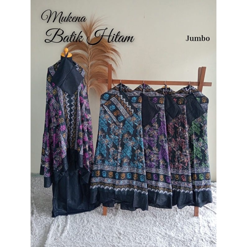 Mukena Jumbo "batik hitam"